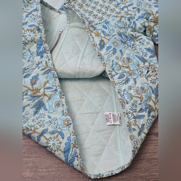 Anthropologie dRA LosAngeles Quilted Jacket XS Cottagecore Cabincore Floral - Picture 12 of 12